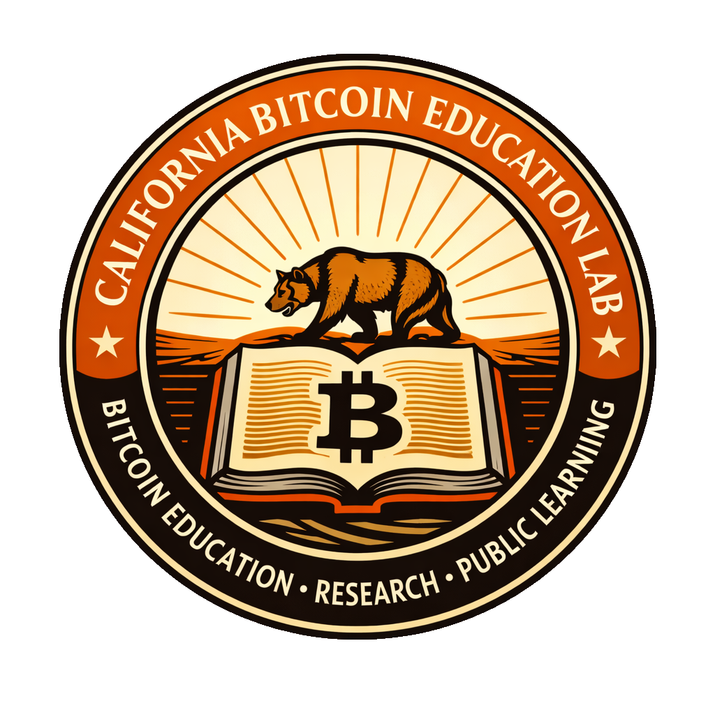 California Bitcoin Education Lab seal